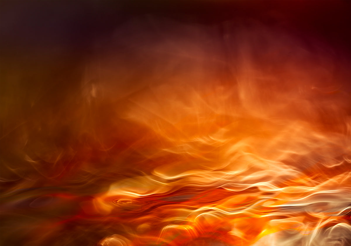 Póster Burning water