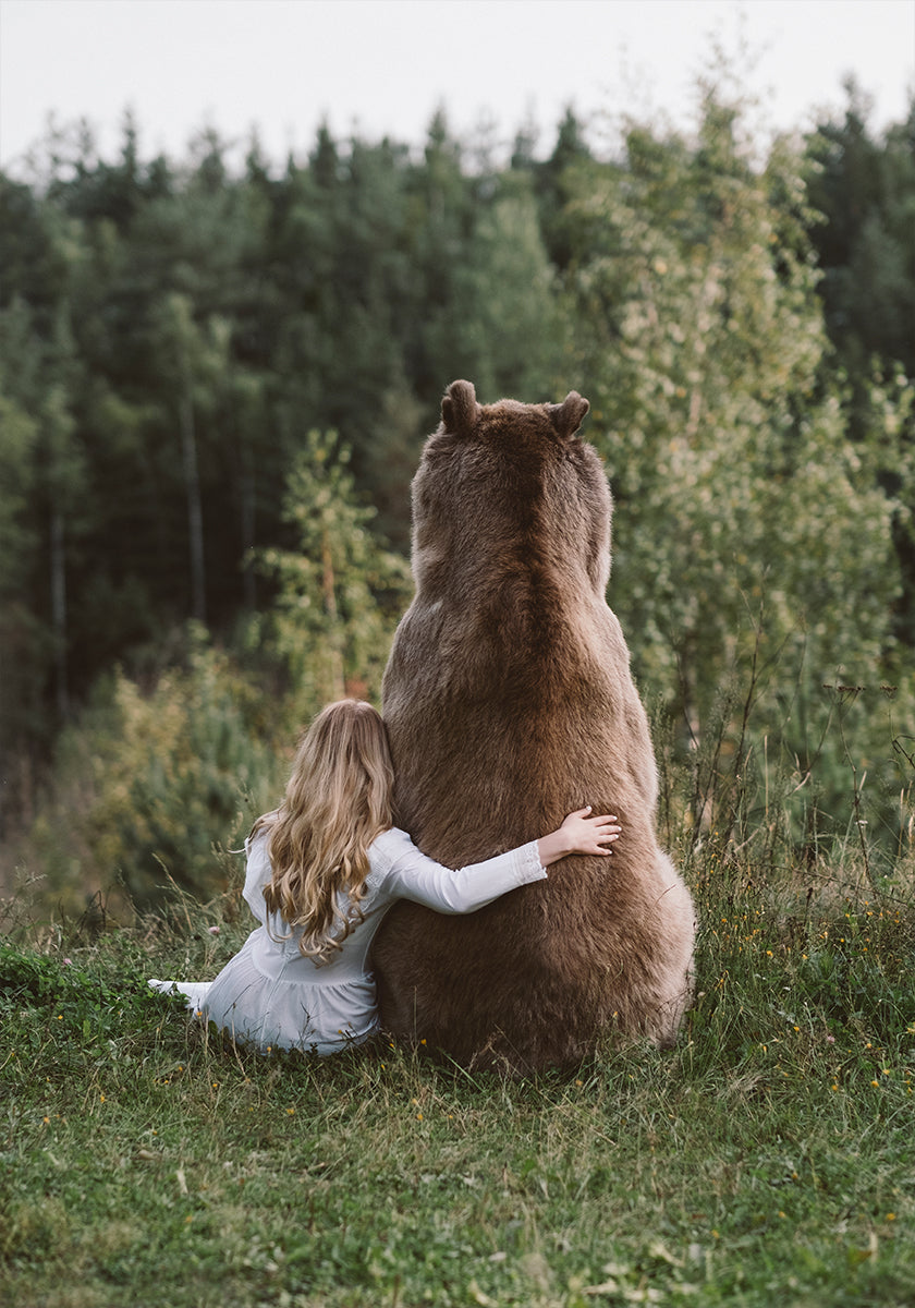 Pôster Mulheres e Urso