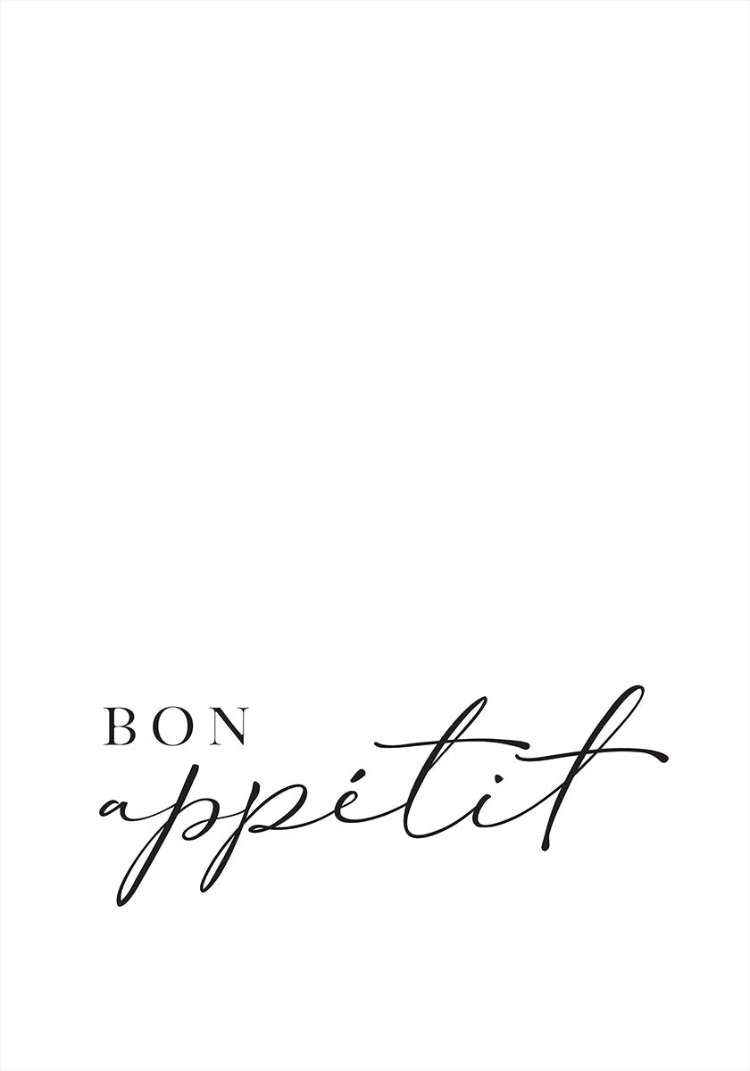 Póster Bom apetite