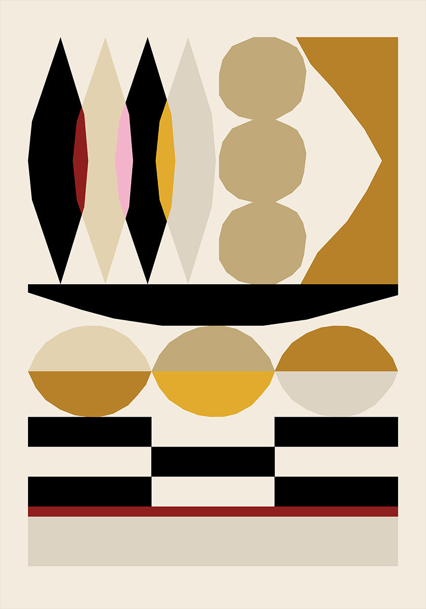Póster Composição abstrata 25