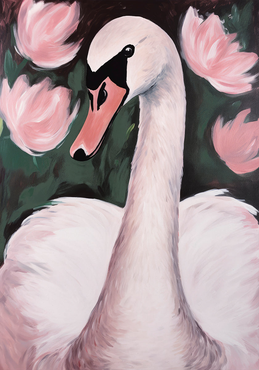 Cisne na lagoa