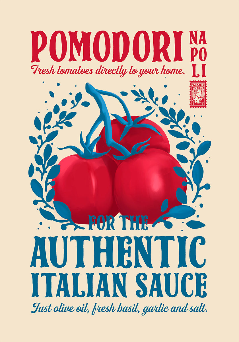 Impressão de cozinha Pomodori