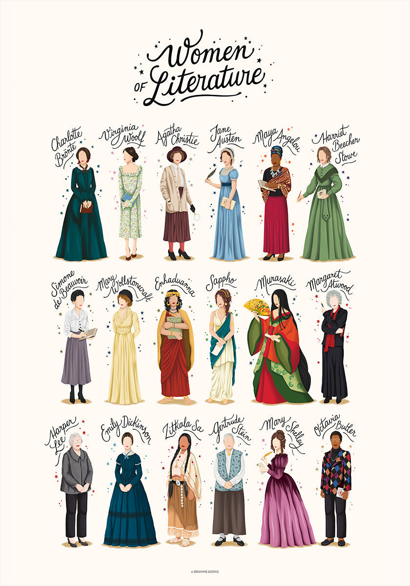 Pôster Mulheres da Literatura