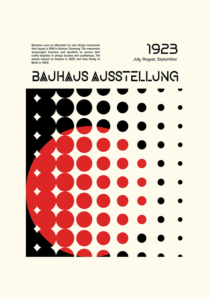 Pôster Bauhaus Ausstellung