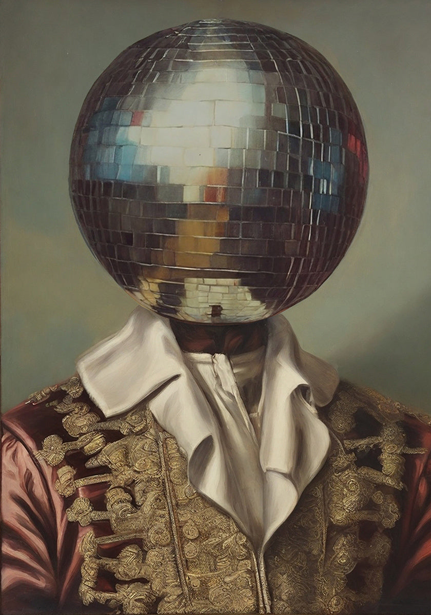 DiscoHead King / Arte de colagem alterada (NOVO)