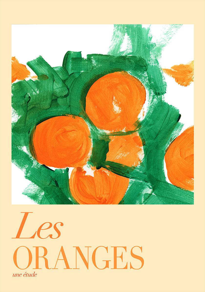 Pôster Les Oranges Une Étude 1