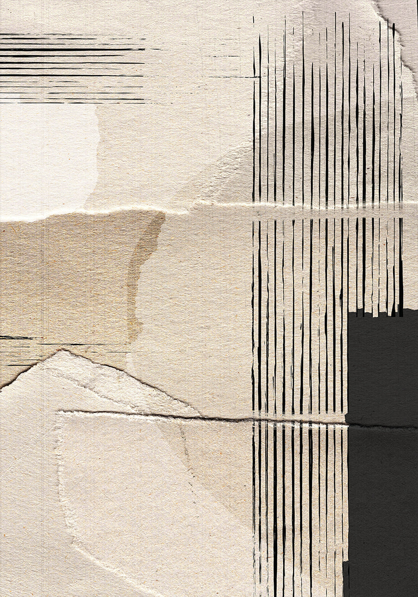 Pôster abstrato de papel