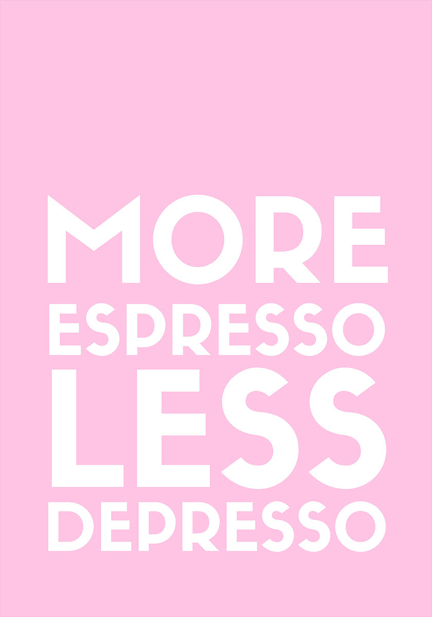 Póster Espresso Depresso