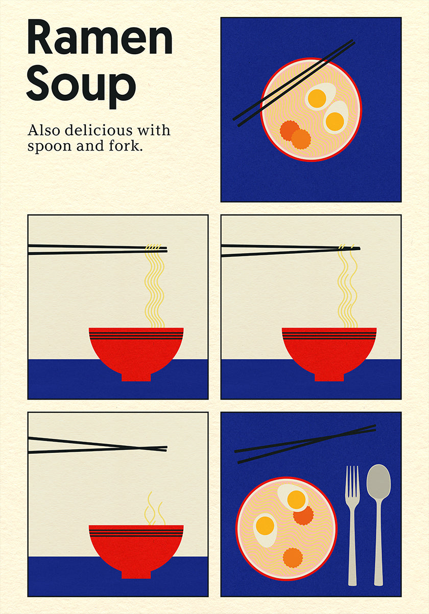 Póster Sopa de Ramen