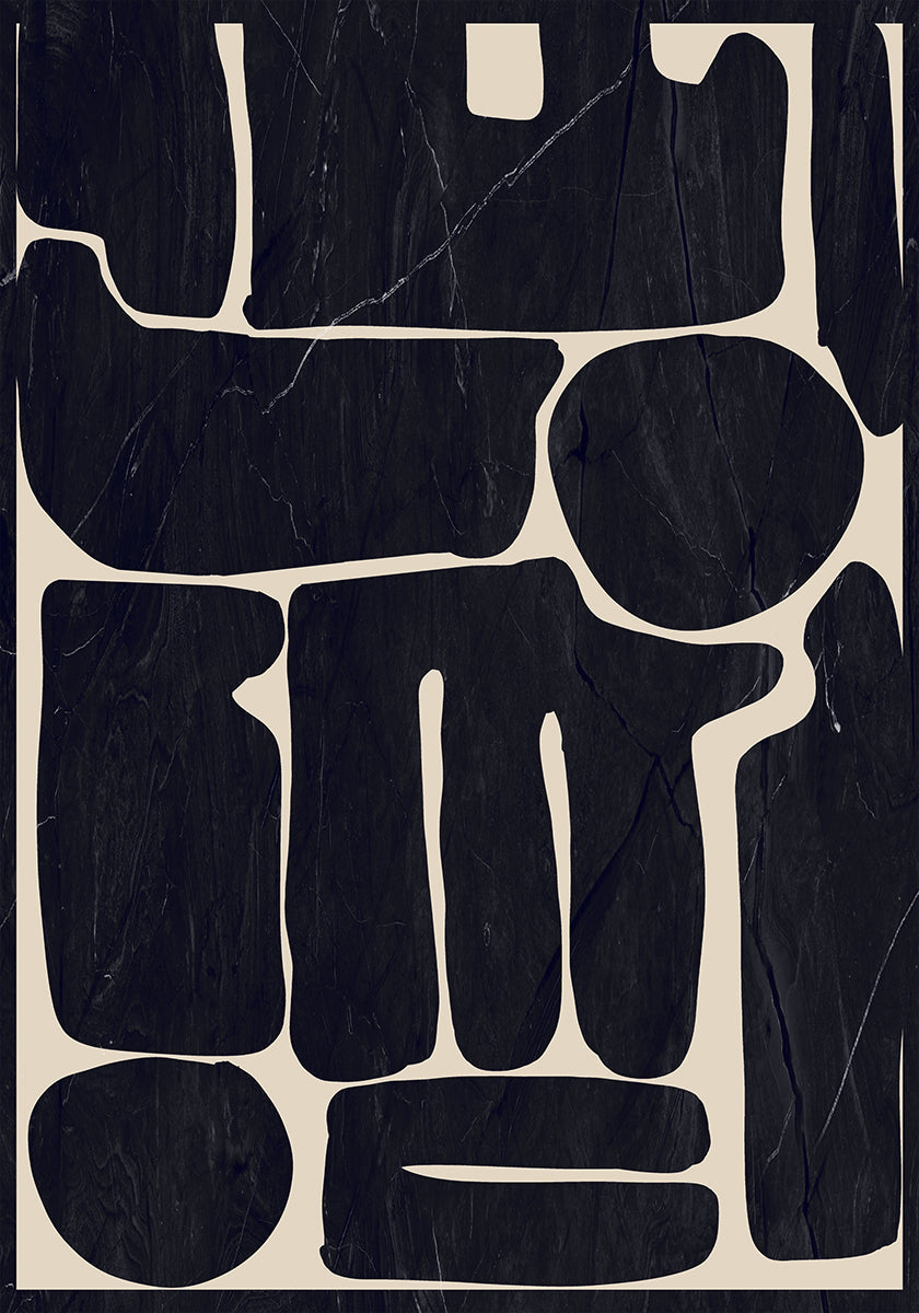 Pôster Formas Mínimas Abstratas Modernas 162