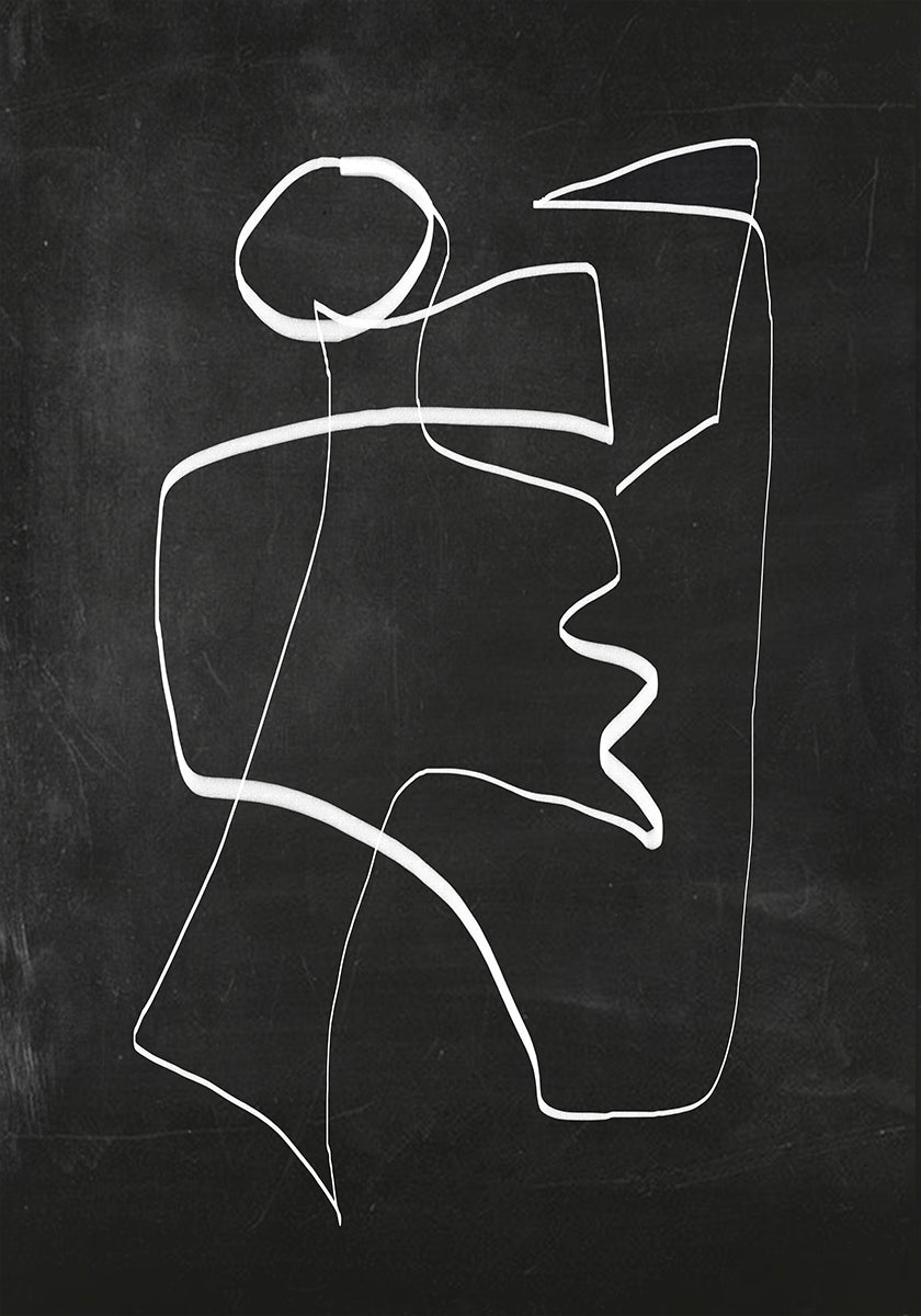 Poster Linha Arte Abstrata 6 2