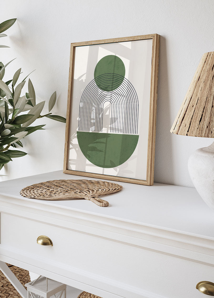 Geometric Harmony Art Plakat - Posterbox.dk