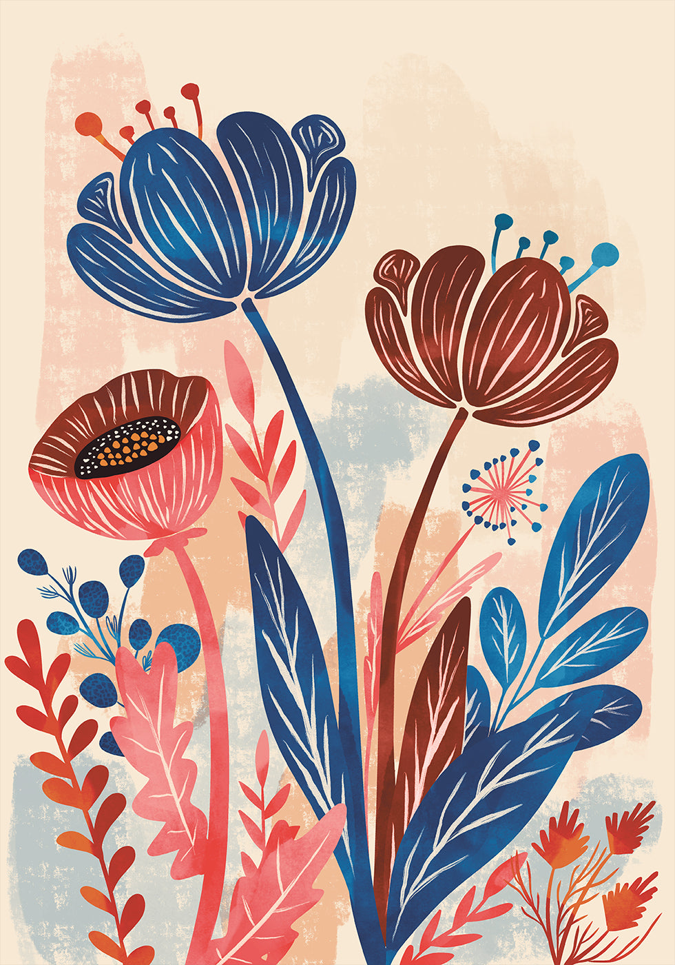 Pôster de flores fabulosas