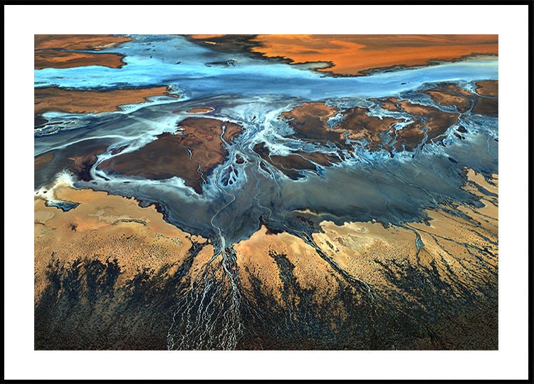 Póster Antena de Califórnia - O deserto de cima