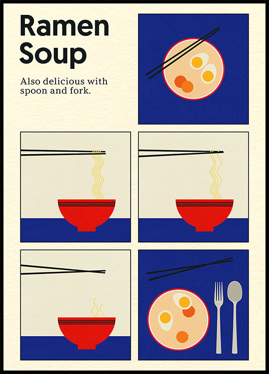 Póster Sopa de Ramen