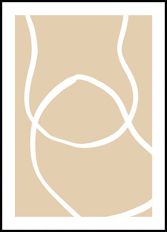 Póster Linhas Bege 04