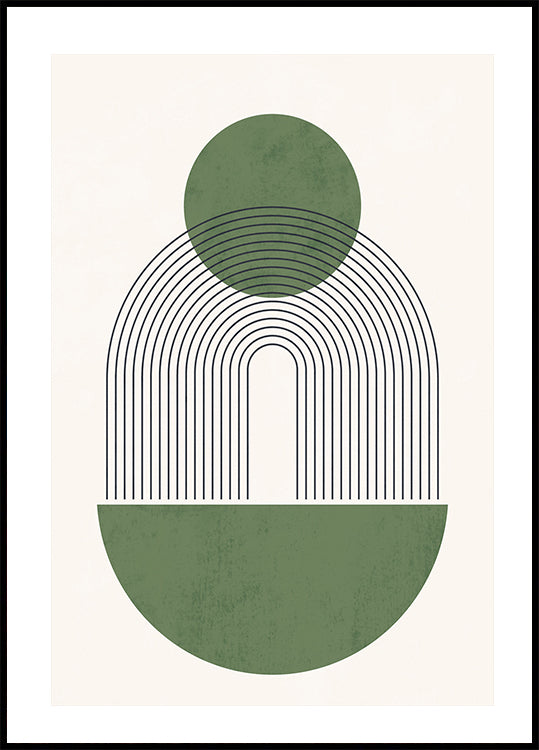 Geometric Harmony Art Plakat - Posterbox.dk