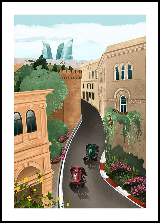 Pôster Baku Azerbaijão