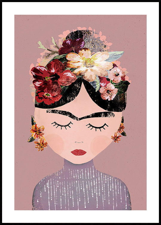 Póster Floral Serenidade