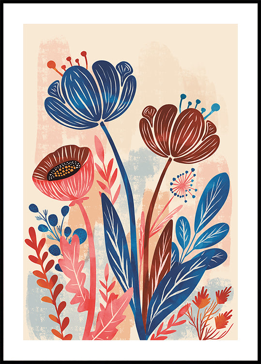 Pôster de flores fabulosas
