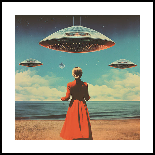 Arte de colagem de céus de OVNIs (NOVO)
