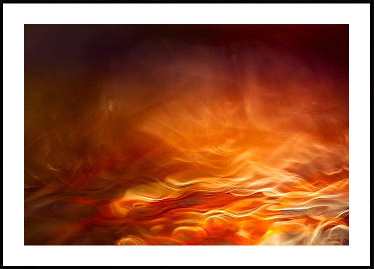 Póster Burning water