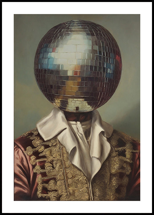 DiscoHead King / Arte de colagem alterada (NOVO)