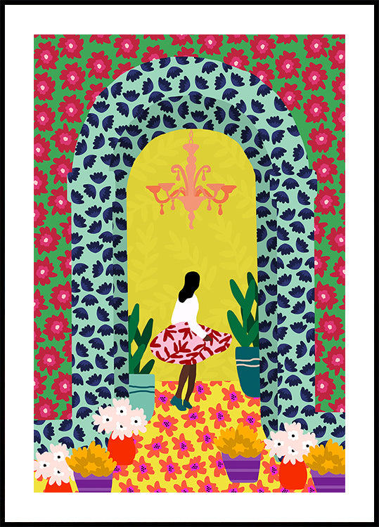 Garota Portal Floral
