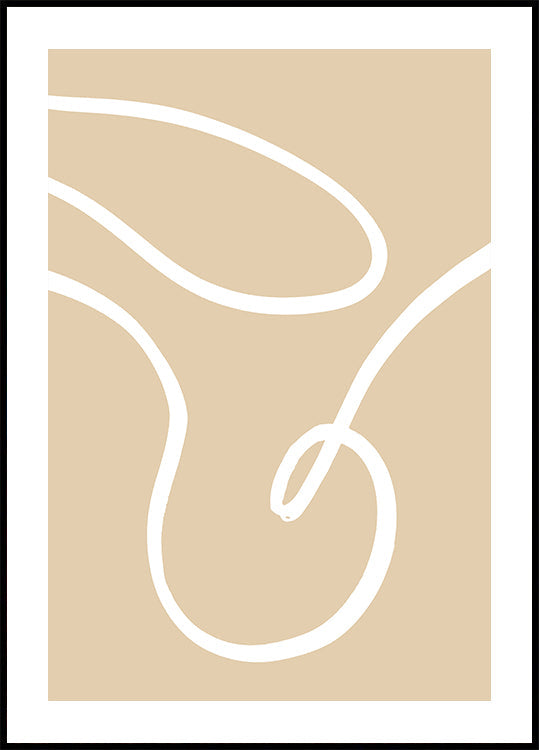 Póster Linhas Bege 02
