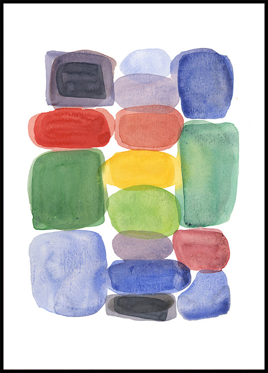 Pôster Blocos de cores 2