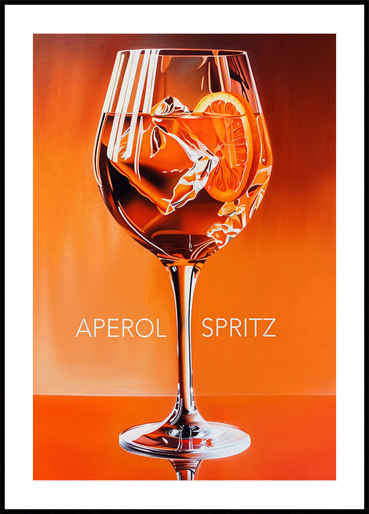 Póster Laranja Aperol Spritz