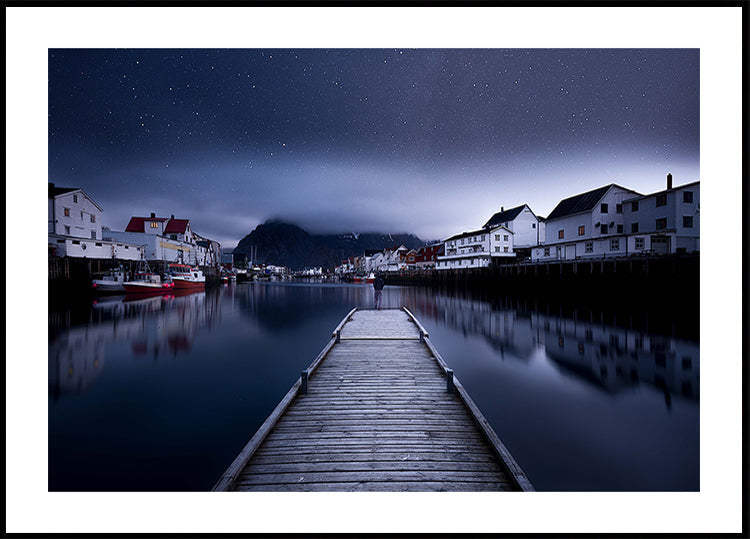 Pôster Quando a noite vem caindo do céu