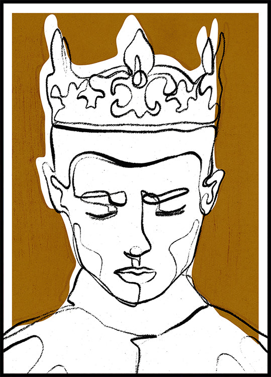 Póster Monarca Silencioso