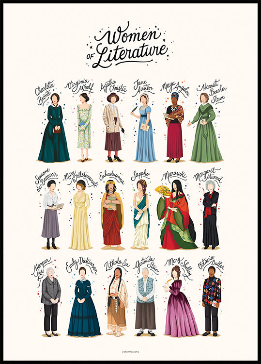 Pôster Mulheres da Literatura