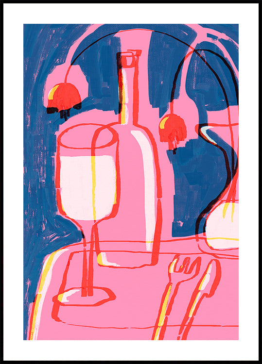 Natureza morta vibrante