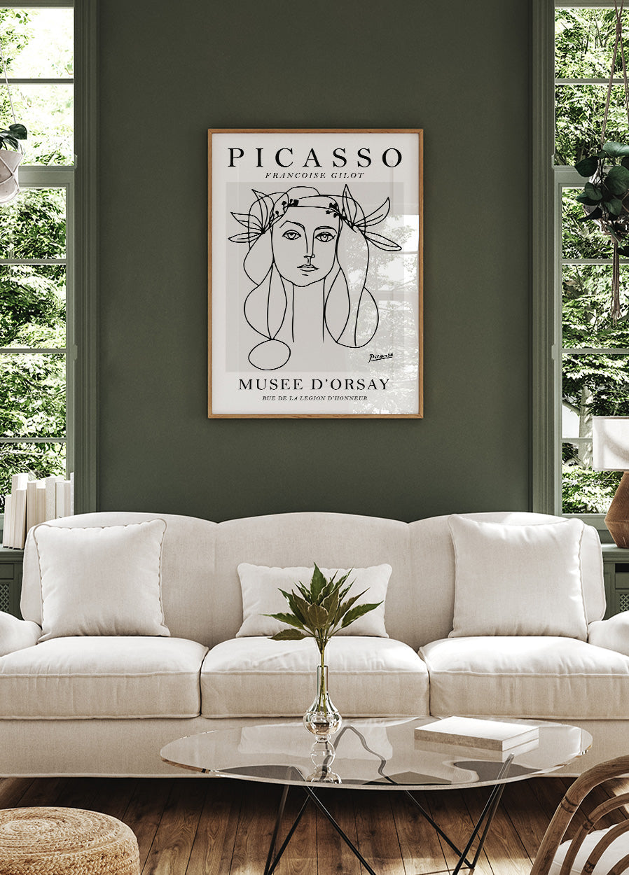Francoise Gilot Picasso Plakat - Posterbox.dk