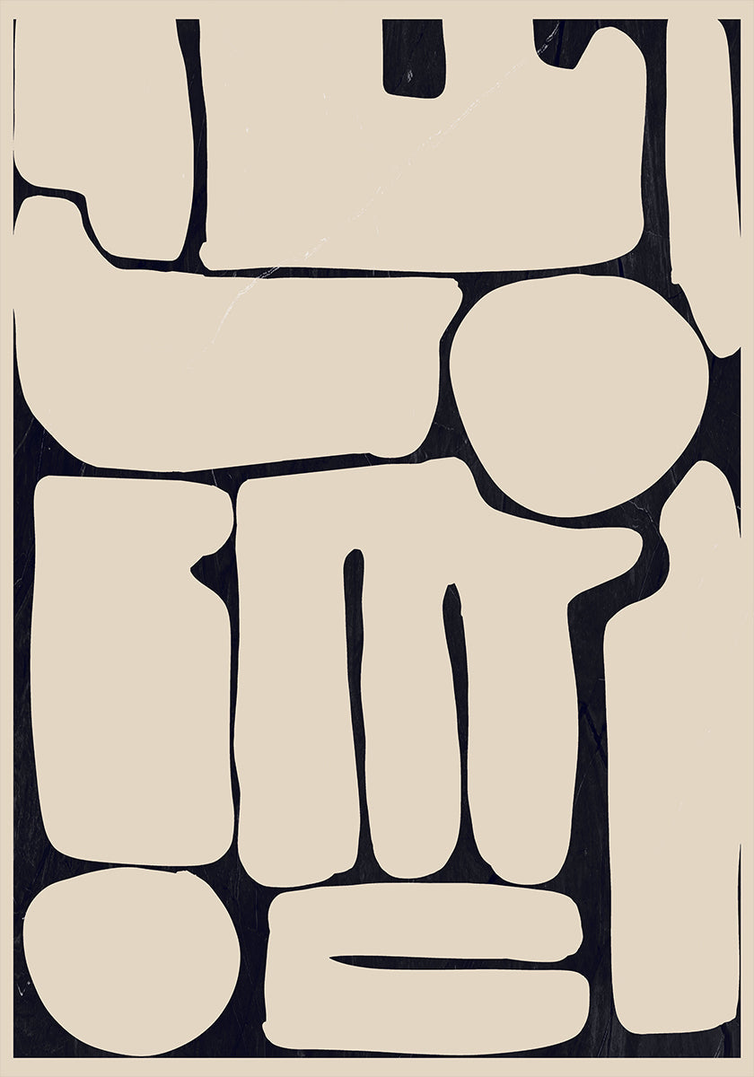 Pôster Formas Mínimas Abstratas Modernas 161