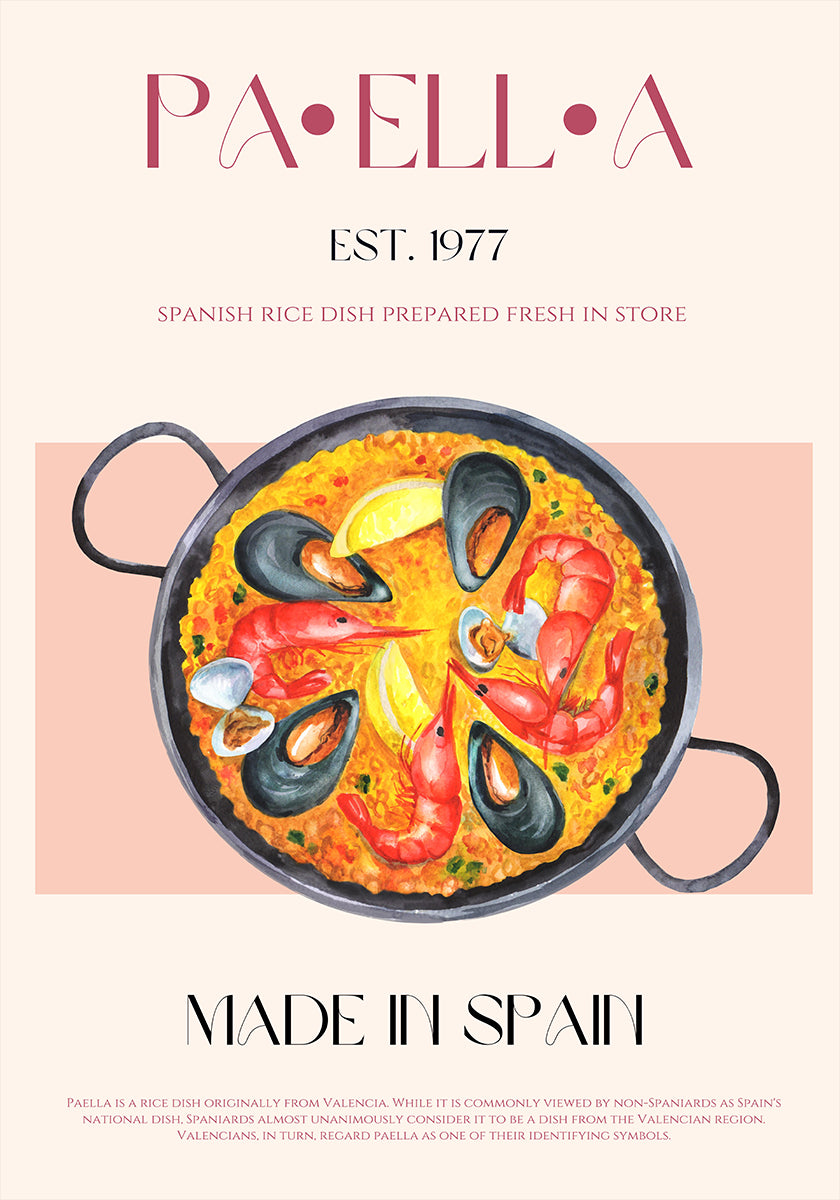 Pôster Delícia de Paella