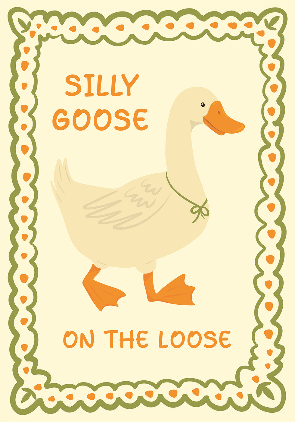 Póster Silly Goose on the Loose ilustração
