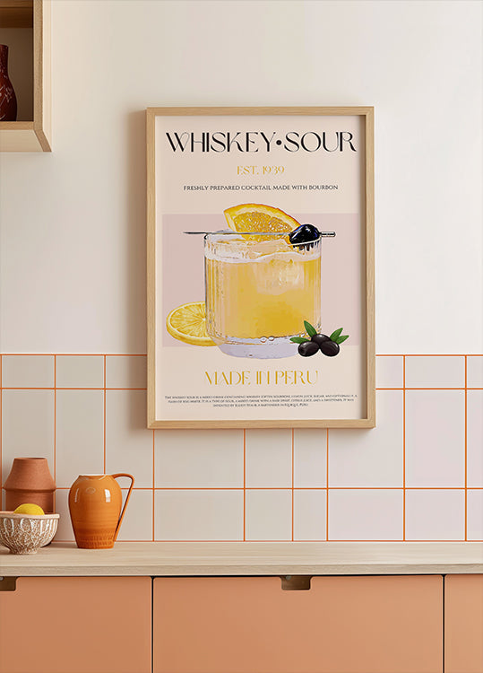 Poster Felicidade do Whisky Peruano