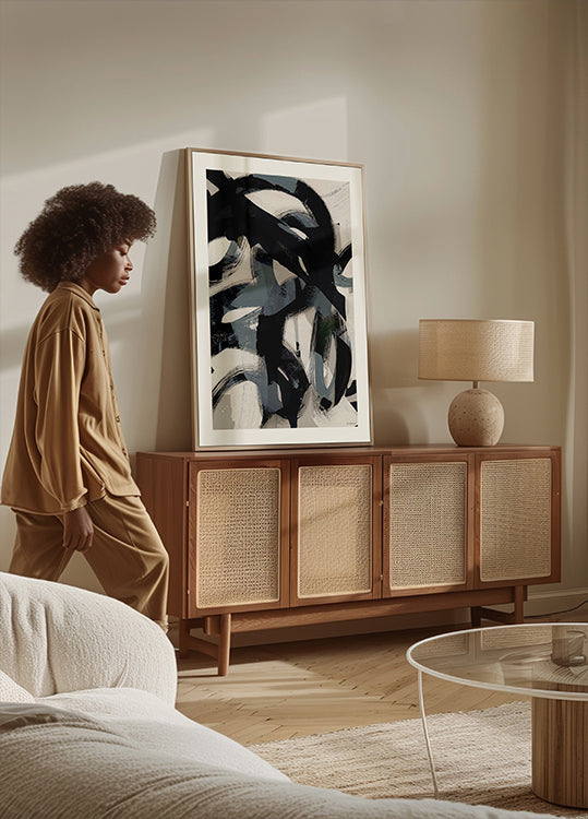 Póster Pinceladas abstratas 152