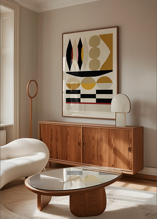 Póster Composição abstrata 25