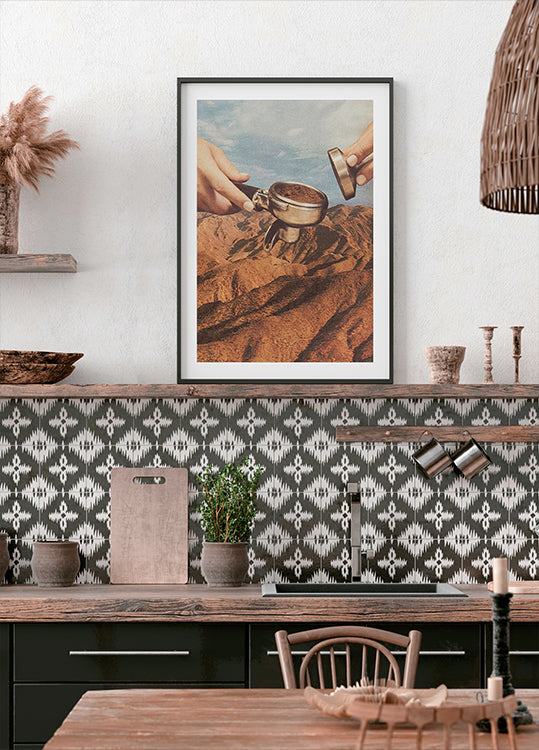 Póster Barista Coffee County