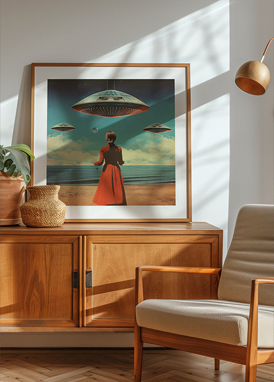 Arte de colagem de céus de OVNIs (NOVO)