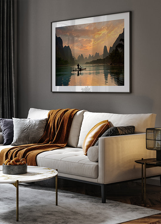 Póster Golden Li River