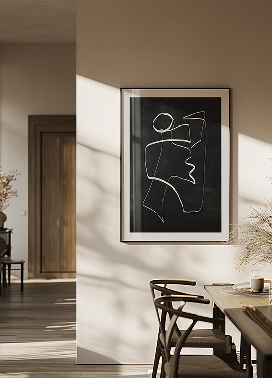 Poster Linha Arte Abstrata 6 2