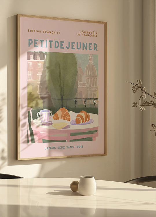 Petit Déjeuner, Croissants, Paris, Pastel