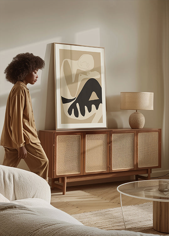 Póster Figura 3 da arte abstrata