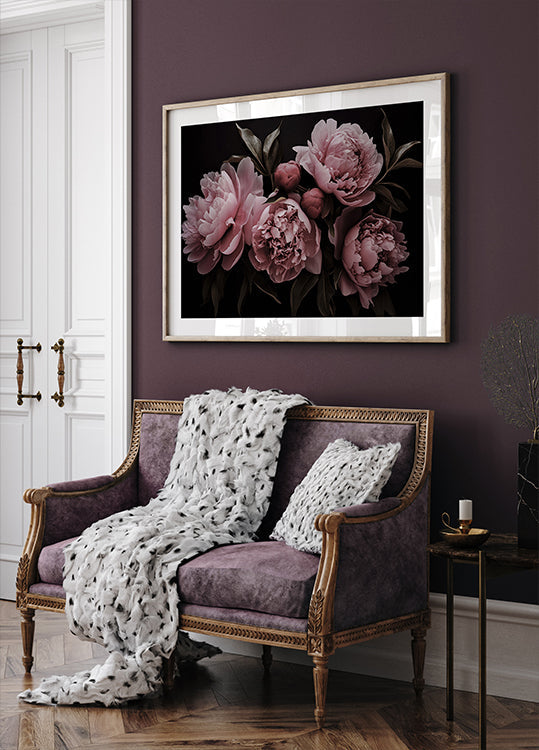 Sonho Romântico Flores Opulentas
