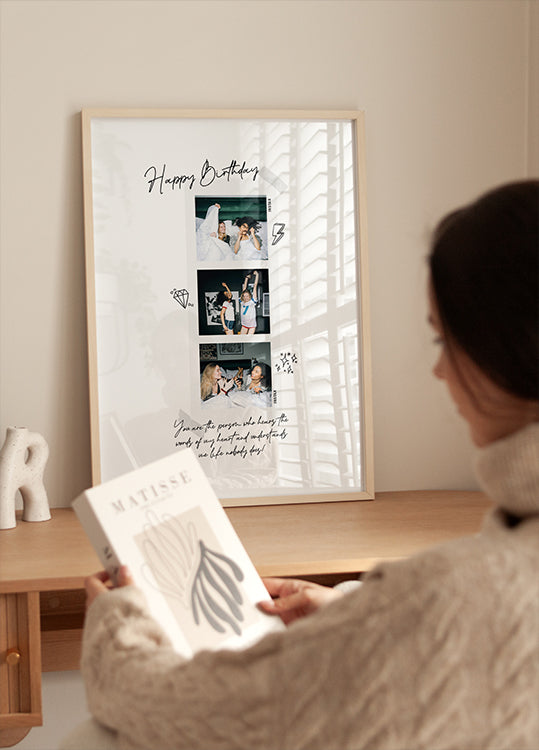 Poster Minha colagem de fotos do primeiro ano